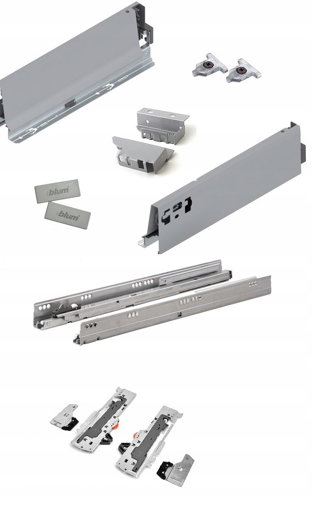 

Tandembox Antaro Tip-on 550 Niska M Szara,blum