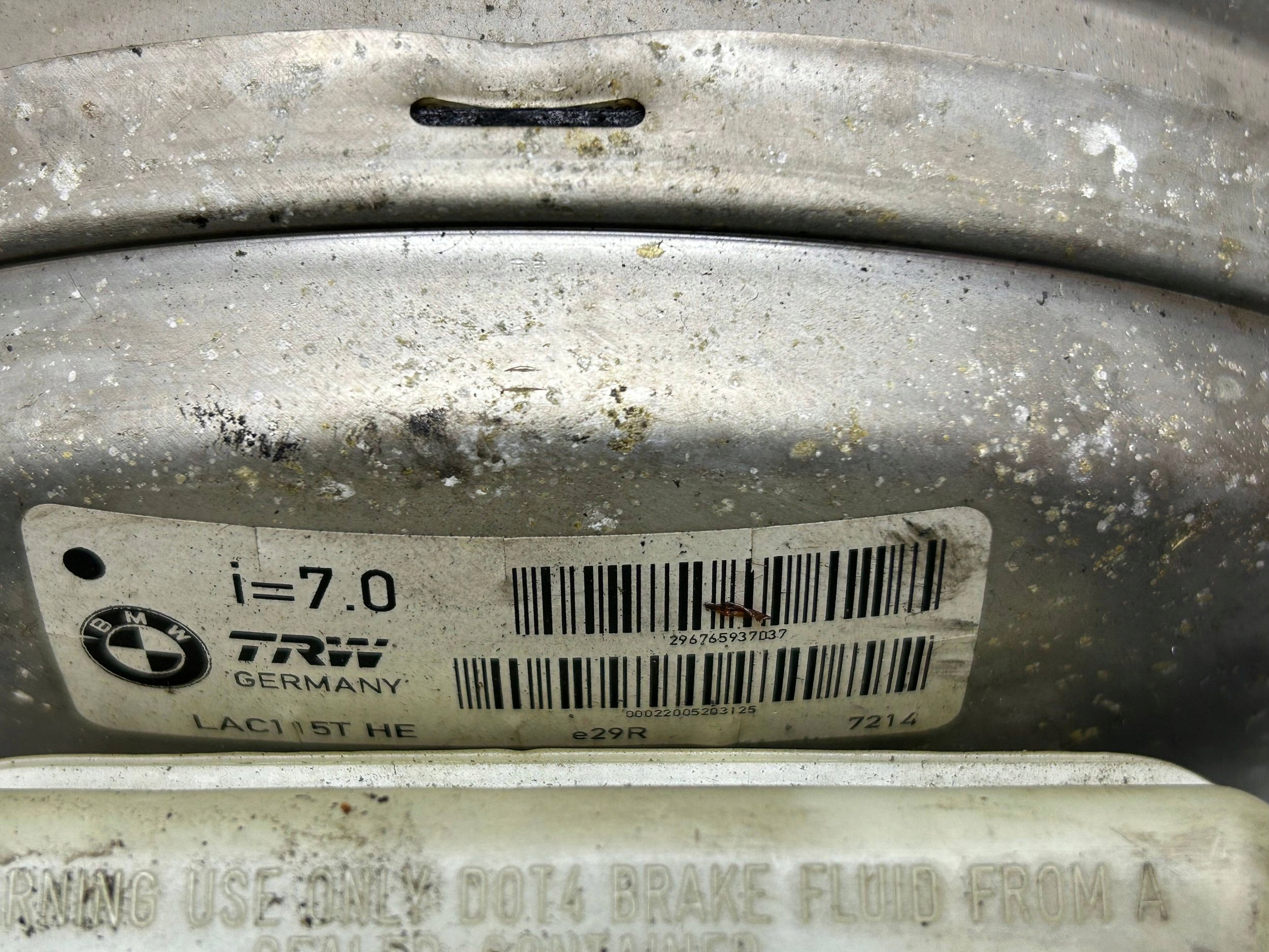 servo / control brakes BMW 5 E60 E61 2005 296765937037