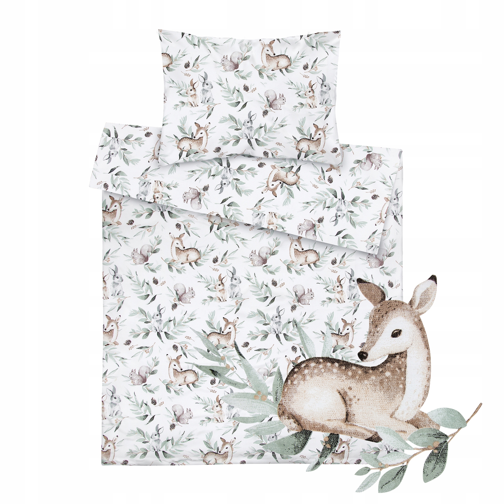 

Pościel Niemowlęca 120x90 Sarenka W Liściach