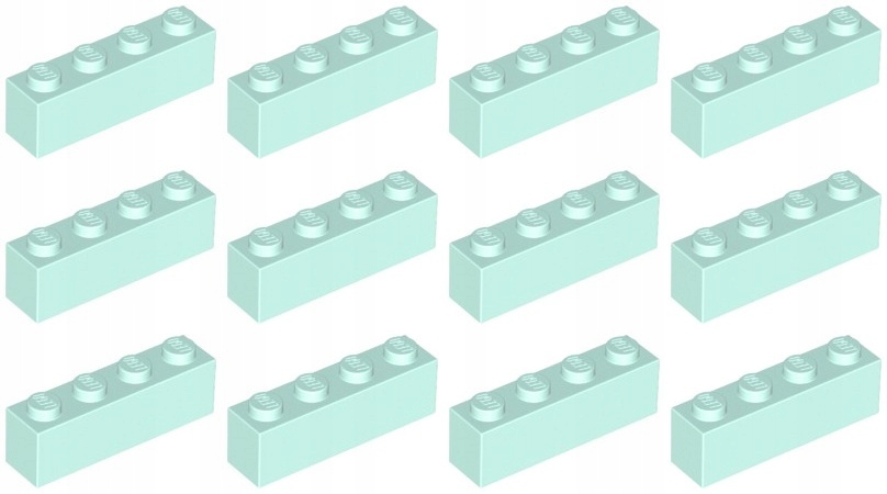 

Lego 3010 Klocek 1x4 light aqua (20g) 12 szt.