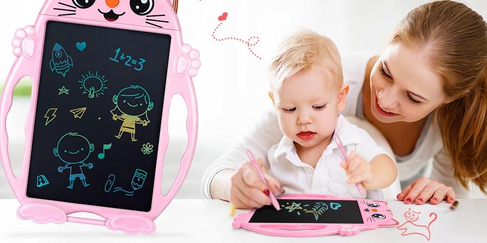 TABLET GRAFICZNY PIES TABLICA DO RYSOWANIA ZNIKOPIS DO MALOWANIA ZMYWALNA Marka Greifen