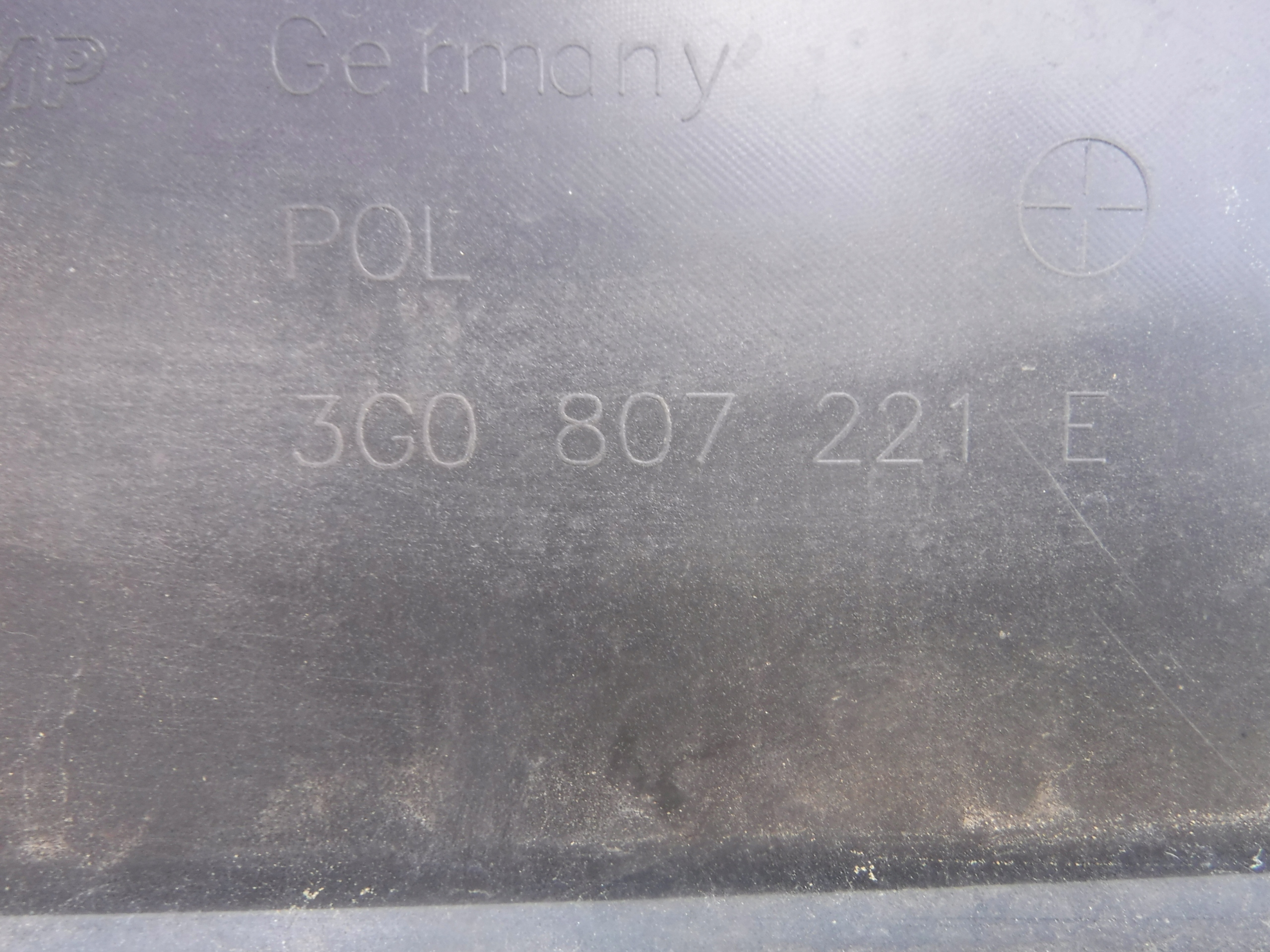 VW PASSAT B8 3G0 bumper front front pdc