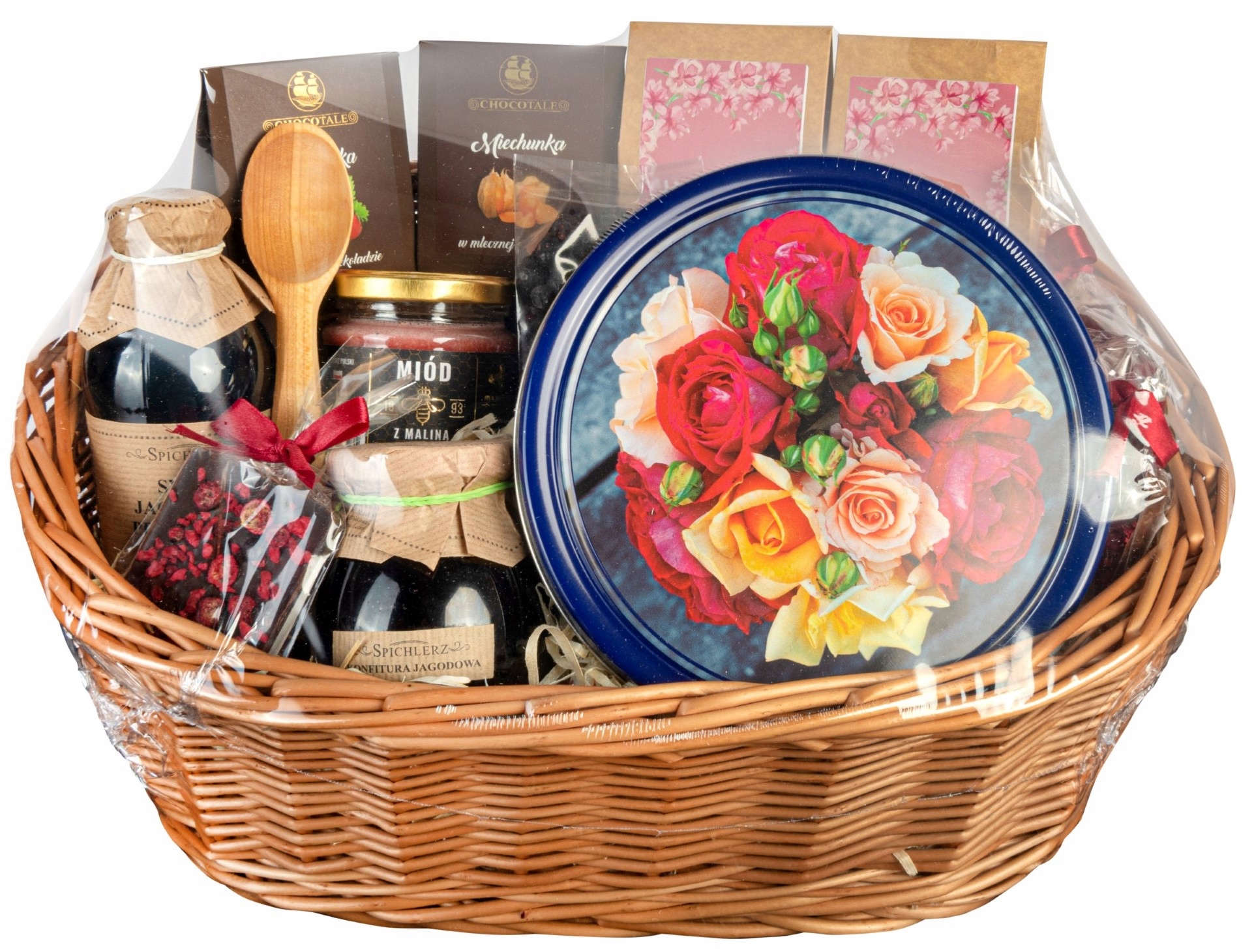 

Kosz Prezentowy podziękowania dla rodziców gourmet