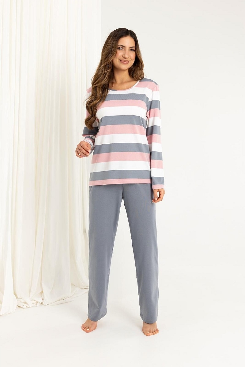 Dámské Pyžamo 726/M, Šedá Barva