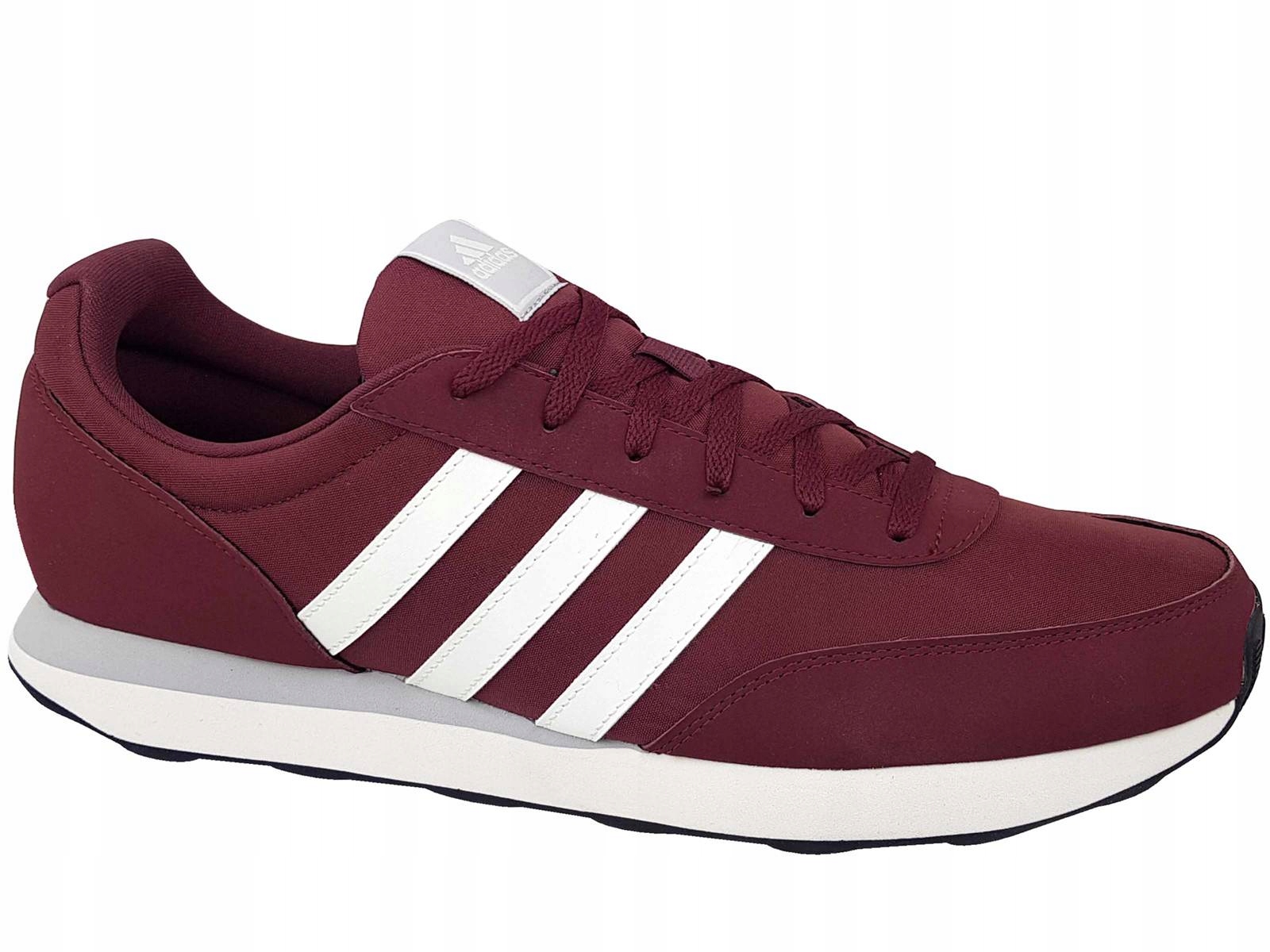 Adidas Run 60S 3.0 ID1858 Racer Buty Męskie Sportowe Lekkie Bordowe