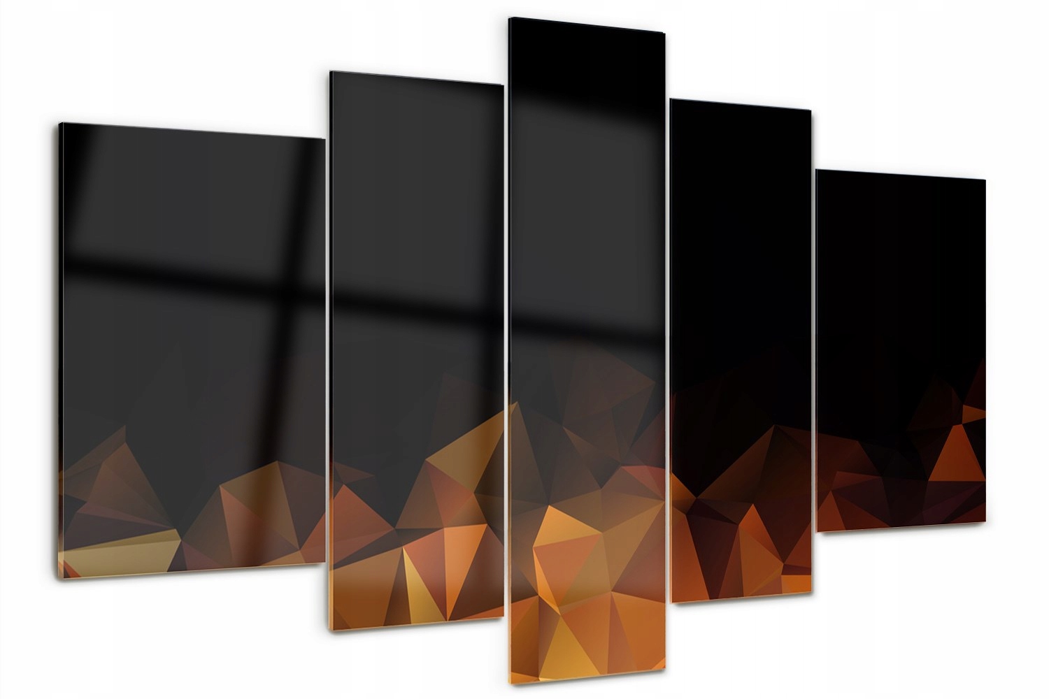 

Foto Obraz szklany duży poliptyk Abstrakcja