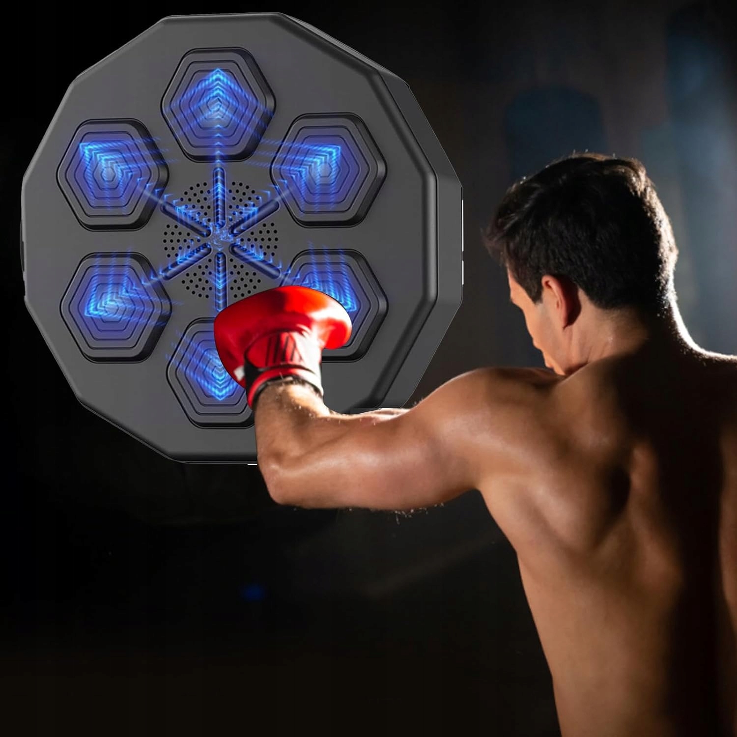 MUZYCZNA MASZYNA BOKSERSKA Z WYŚWIETLACZEM LED BLUETOOTH SMART MUSIC BOXING