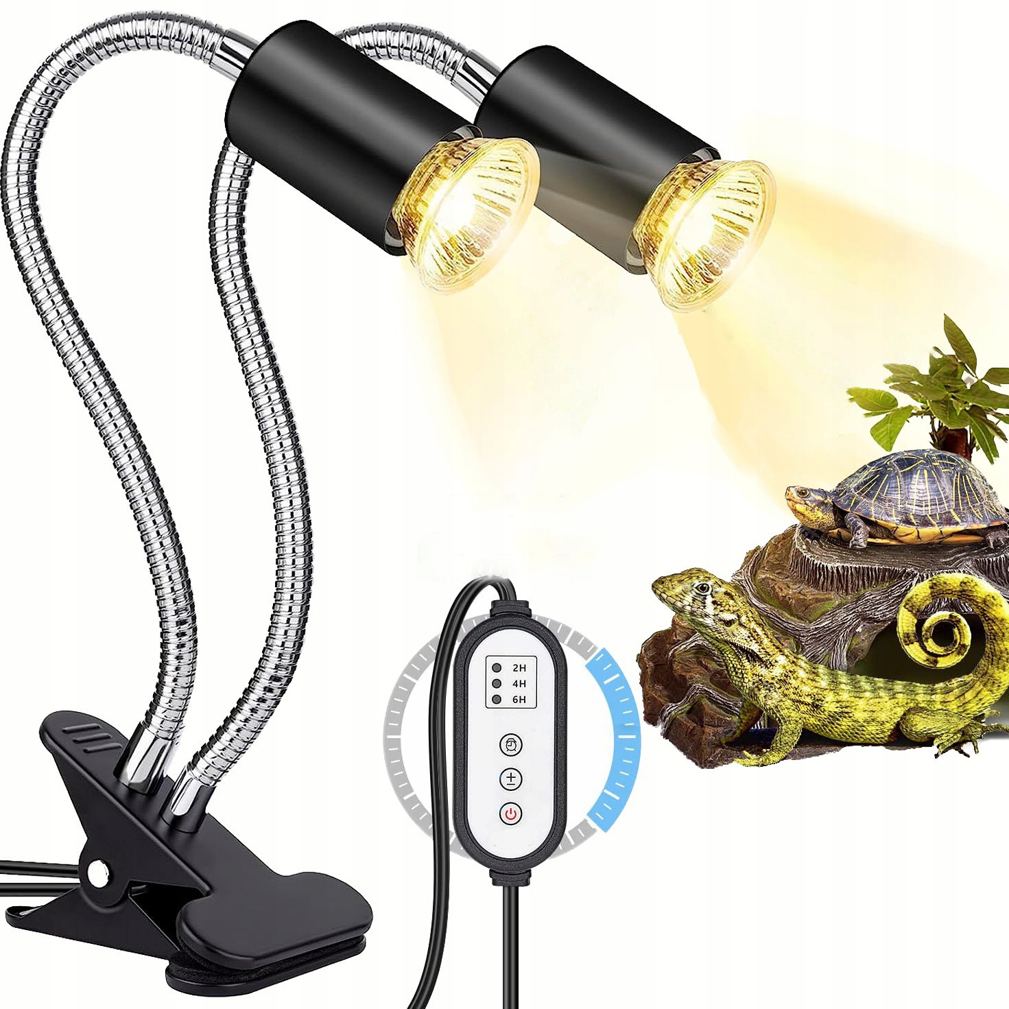 Topná Lampa Do Terária Topná Lampa E27 Uva Uvb Akvarijní Zvířata