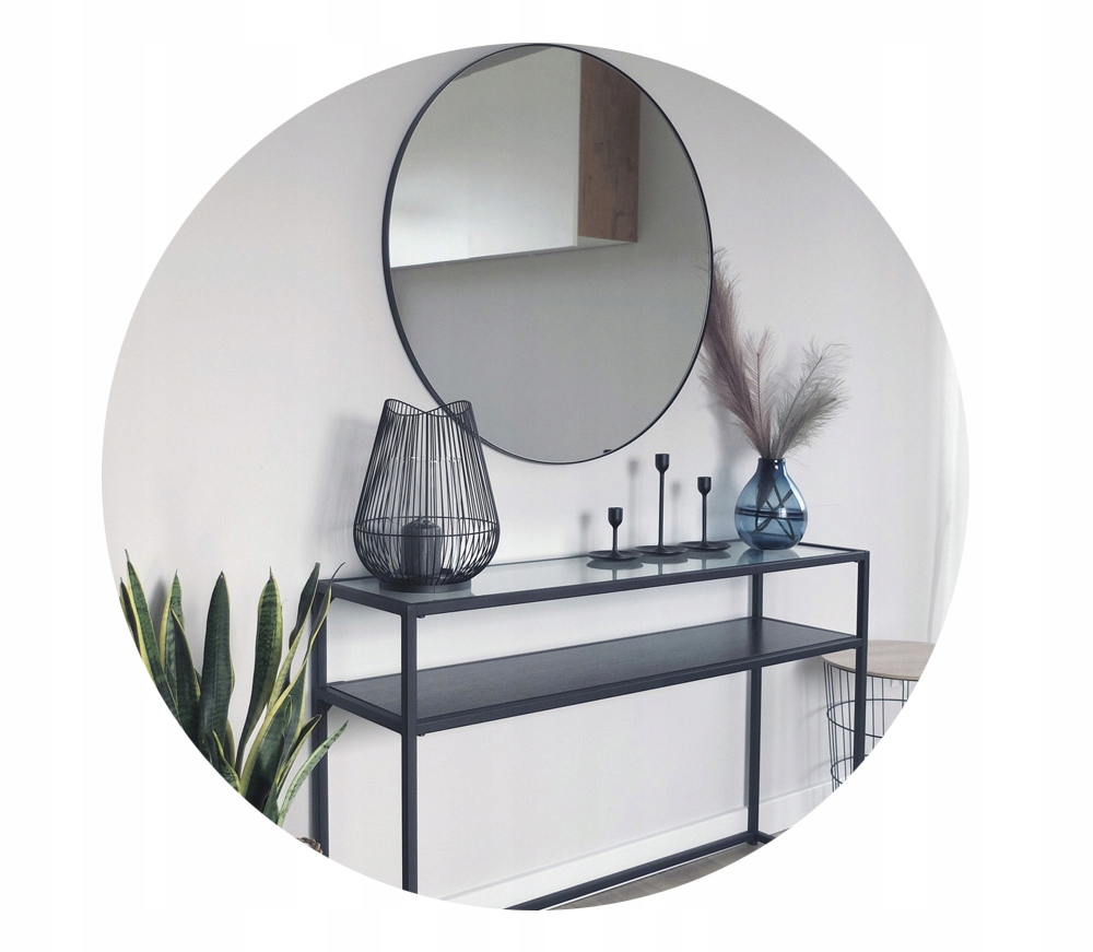 Zrcadlo Kulaté Koupelnové Broušení Bez Rámu 90 CM