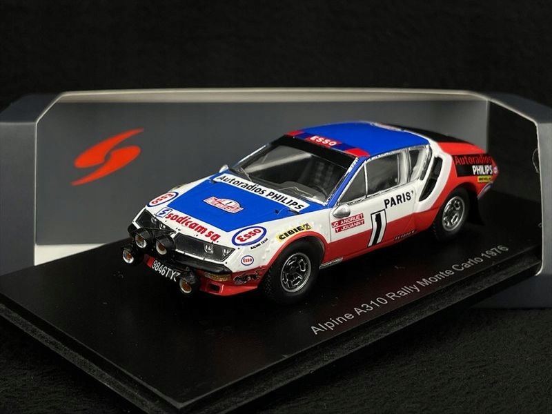 Alpine Renault A310 Andruet Monte Carlo 1976 1/43