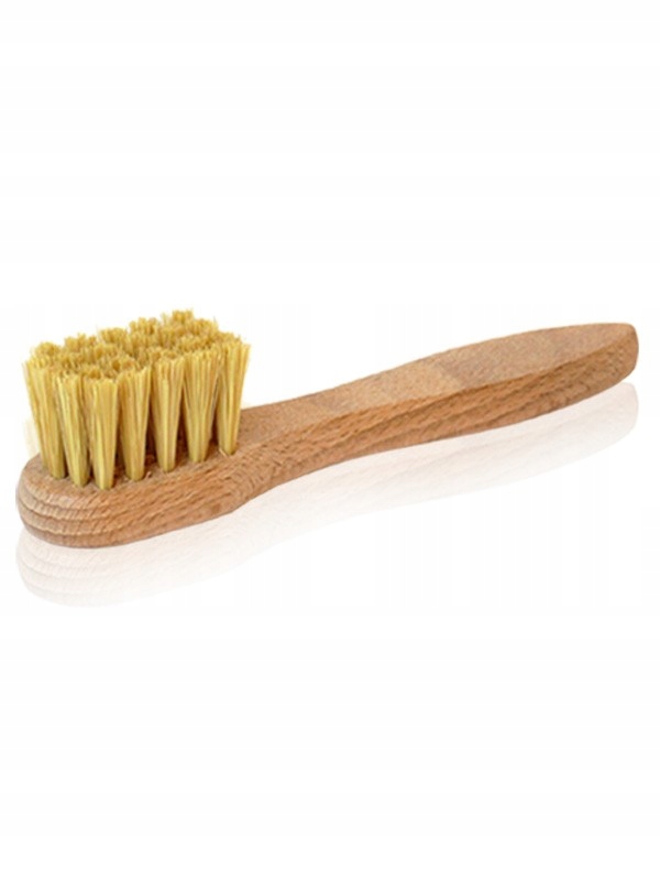 CIEMNO BRĄZOWA PASTA DO BUTÓW Z WOSKIEM SZCZOTKA DO NAKŁADANIA KREMU BRĄZ Marka Kaps