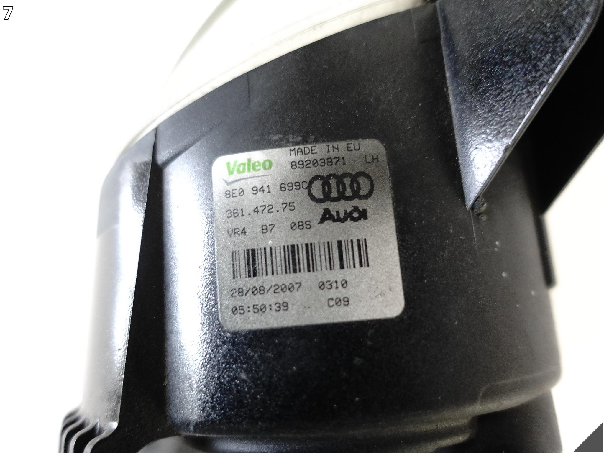 AUDI A4 S4 B7 S-LINE 8E0 04-07 Licht Nebelscheinwerfer Nebelscheinwerfer links vorne