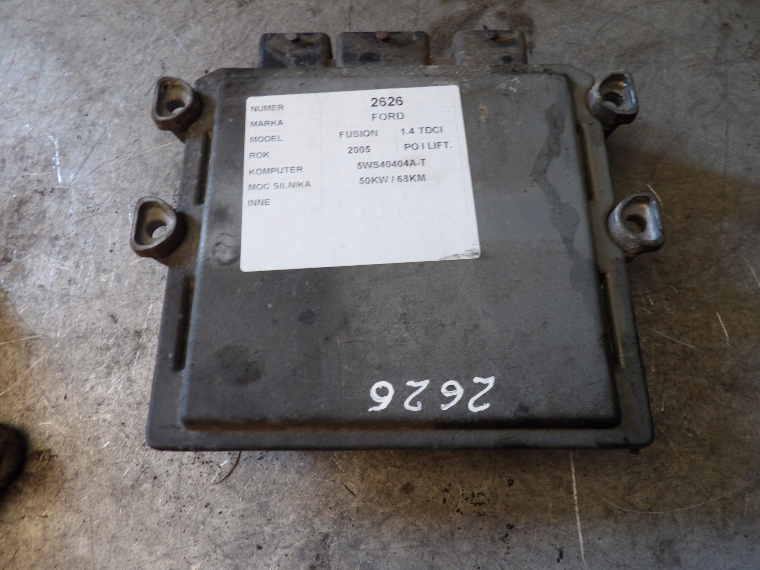 Ford Fusion und Computer, Bedienteil 6S61-12A650-BA