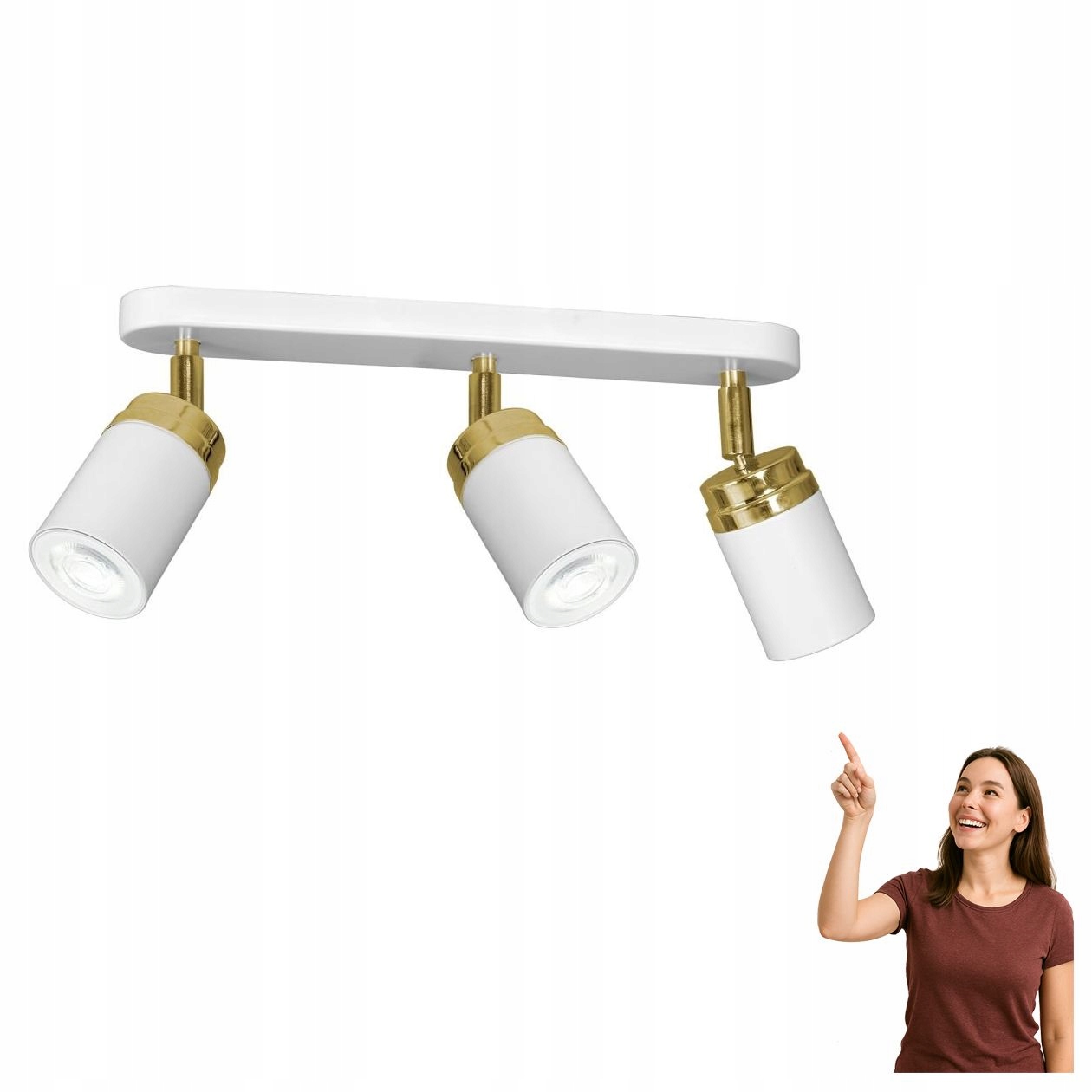 Trojitá reflektorová spotová lampa Reno 5156 Luminex