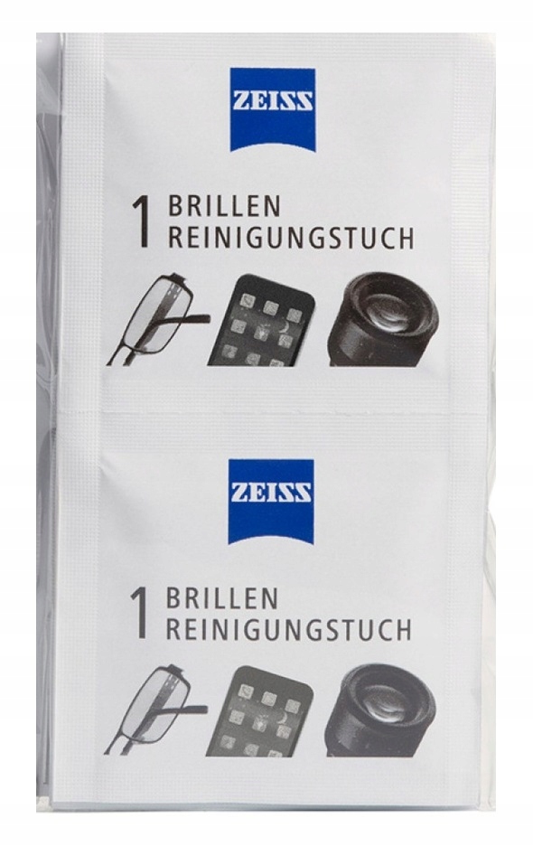 

Zeiss Chusteczki Do Czyszczenia Okularów 2 Sztuki