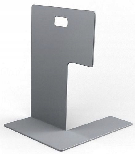 Podpórka do książek FERMALIBRO srebrna 20cm Kolor srebrny