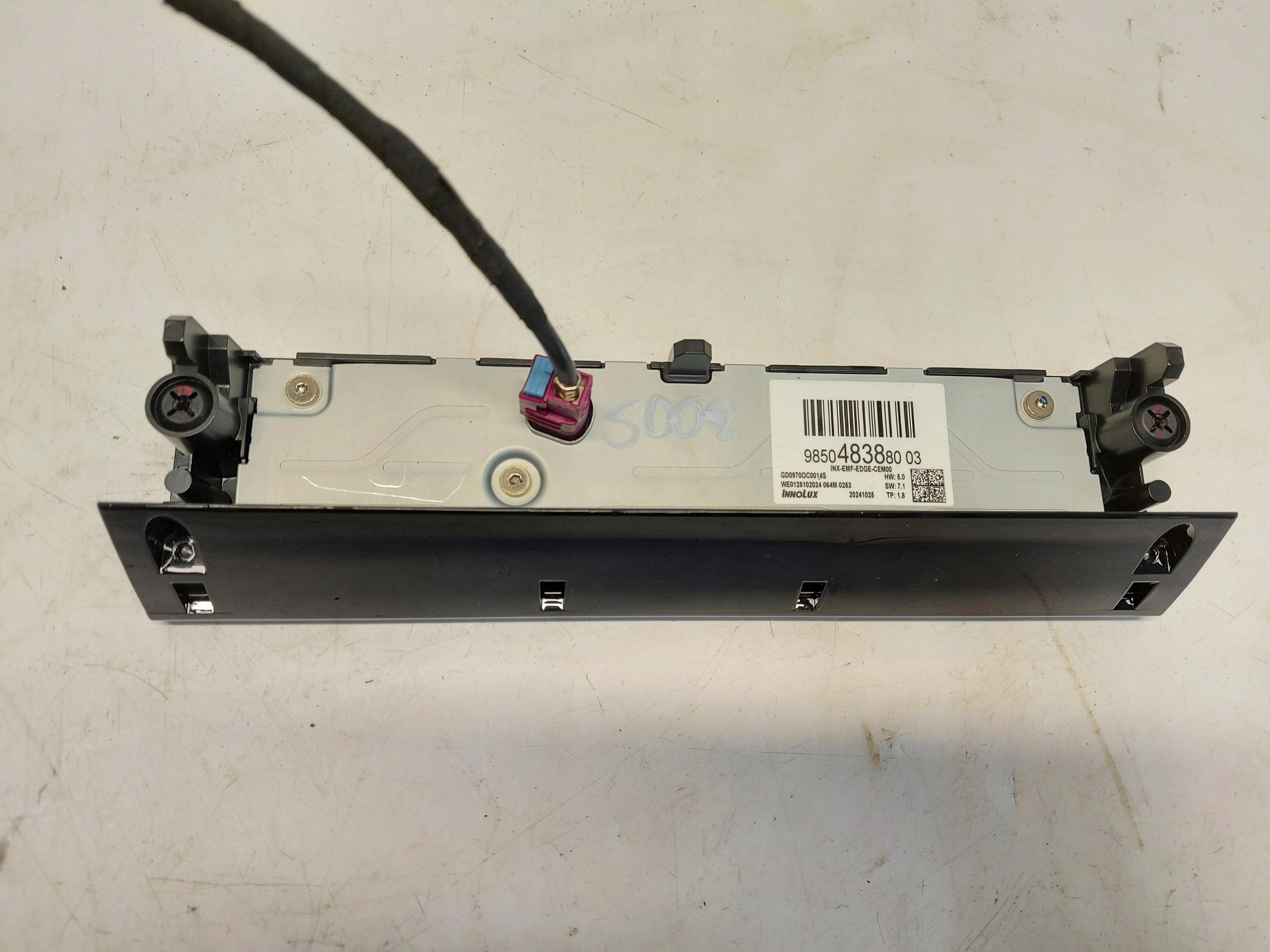 Peugeot 5008 III E5008 ekran display navigation devices oryg 9850483880
