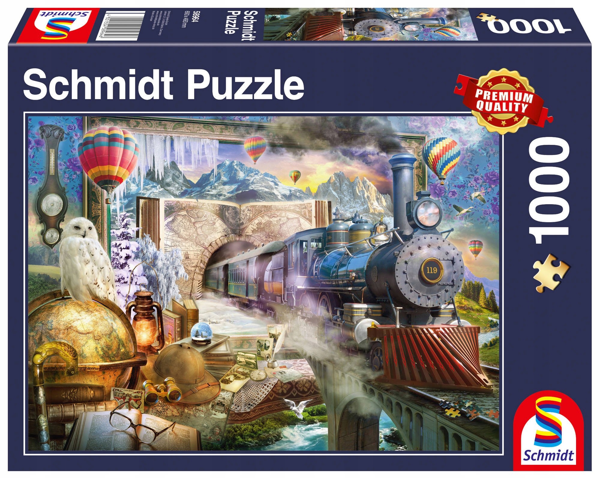 

Schmidt Pq Puzzle 1000 el Magiczna podróż