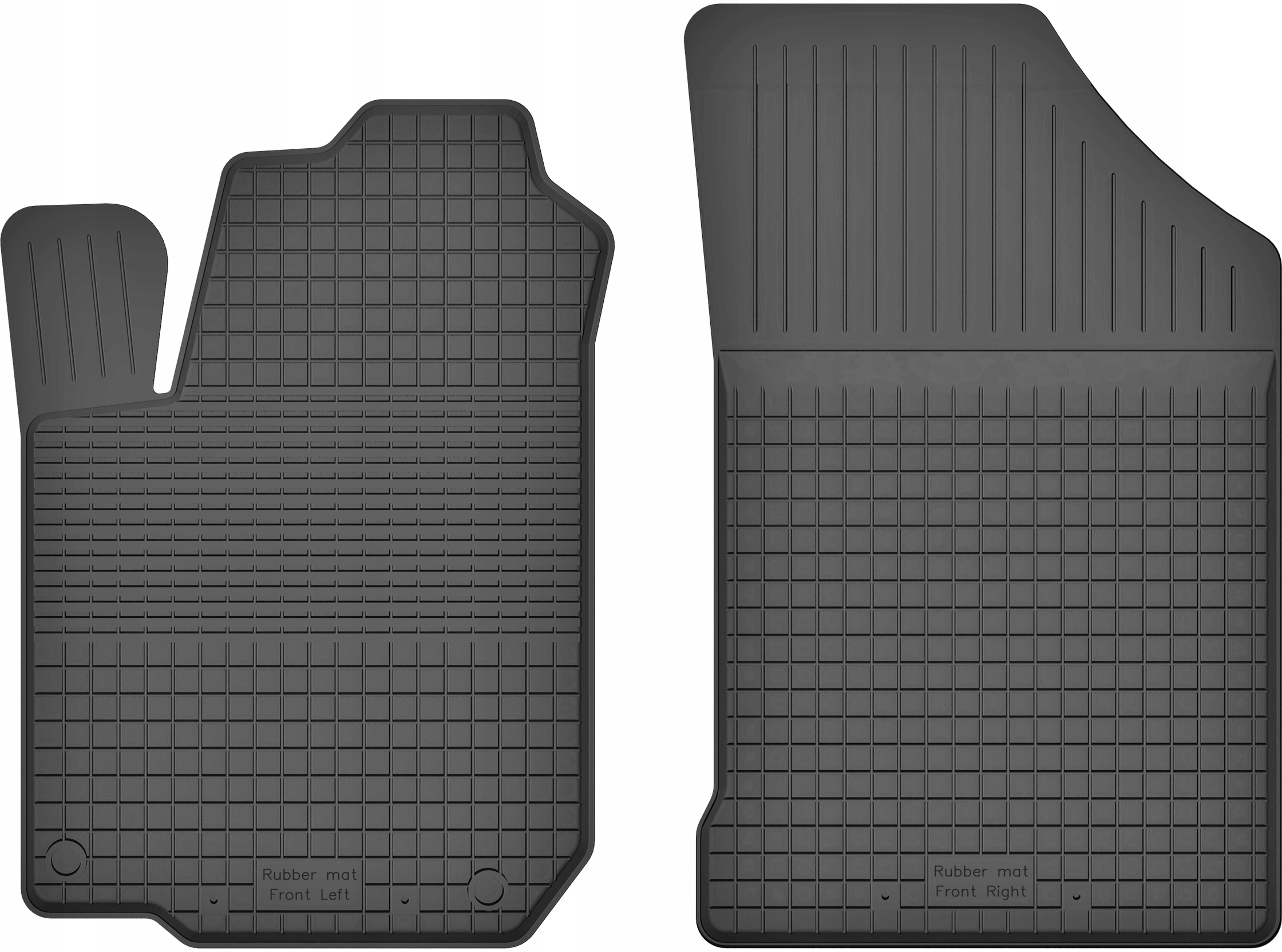 Dywaniki gumowe na przód do Opel Meriva I A 03-10