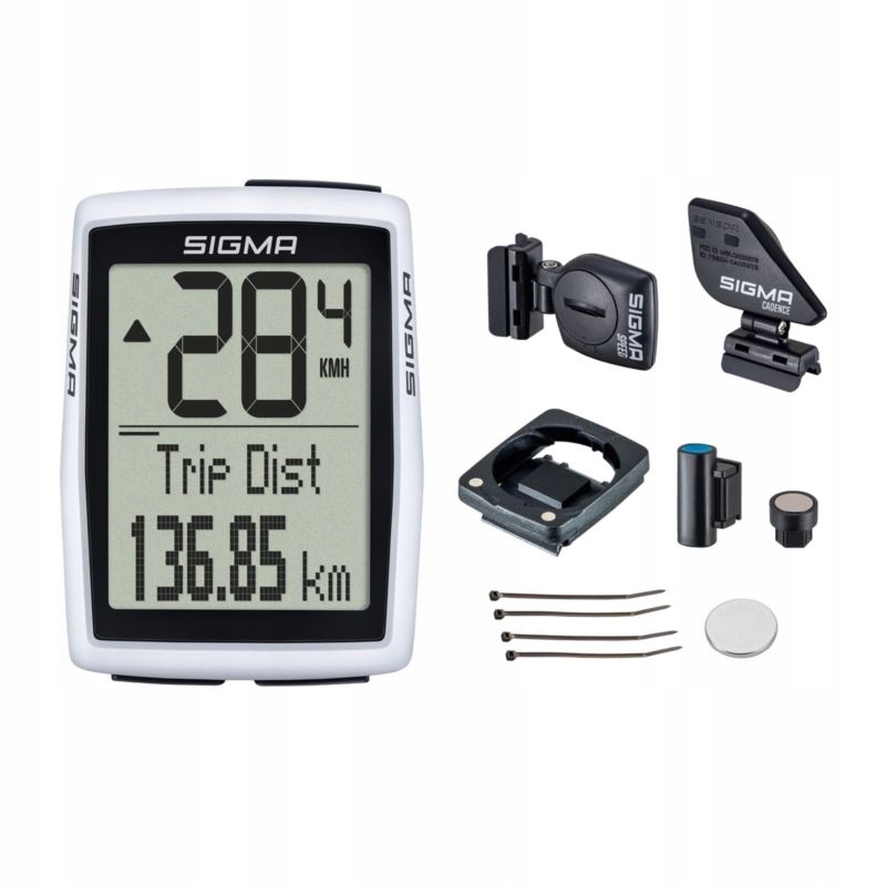 Cyklopočítač bezpřevodový Sigma Bc 12.0 Wl Sts Cad