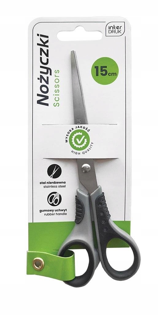 NOŻYCZKI 15CM, INTERDRUK