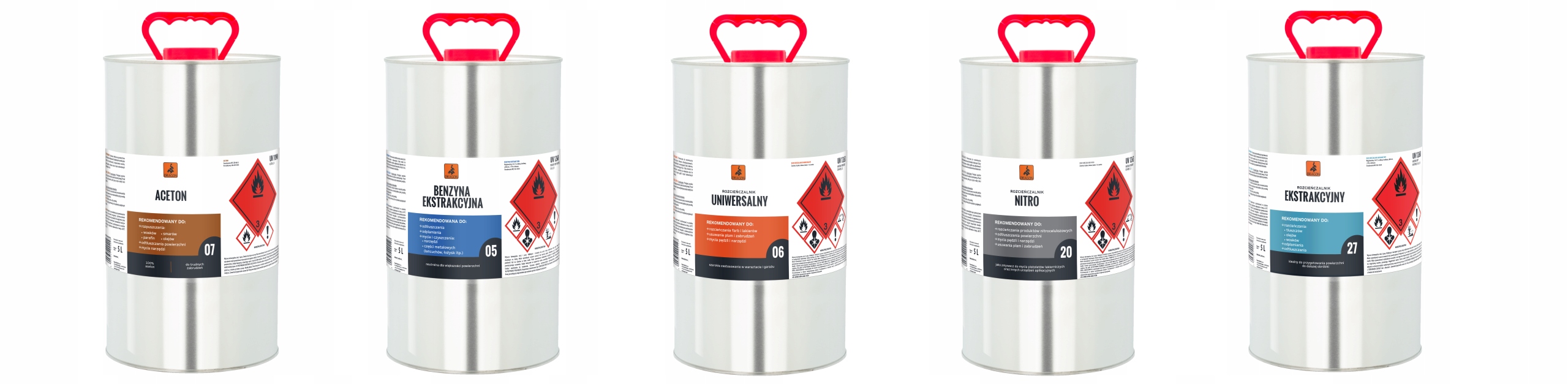 DRAGON ROZCIEŃCZALNIK DENATURAL 5 L FIOLET TW Producent Dragon