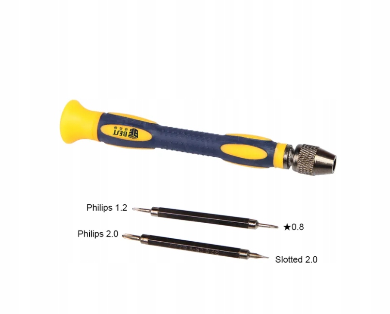 ZESTAW 4w1 WKRĘTAKI DO NAPRAWY TELEFONÓW TABLETÓW EAN (GTIN) 9304525020200