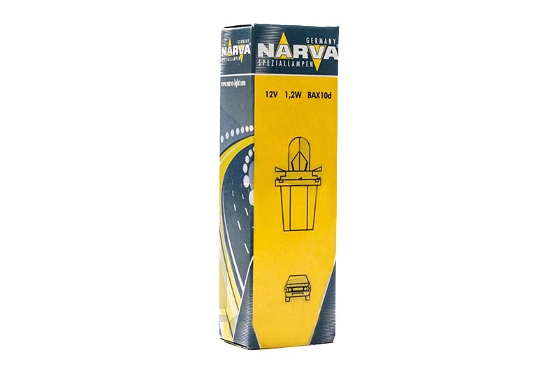 Żarówka 12V/1,2W Oprawka BAX10D 17035
