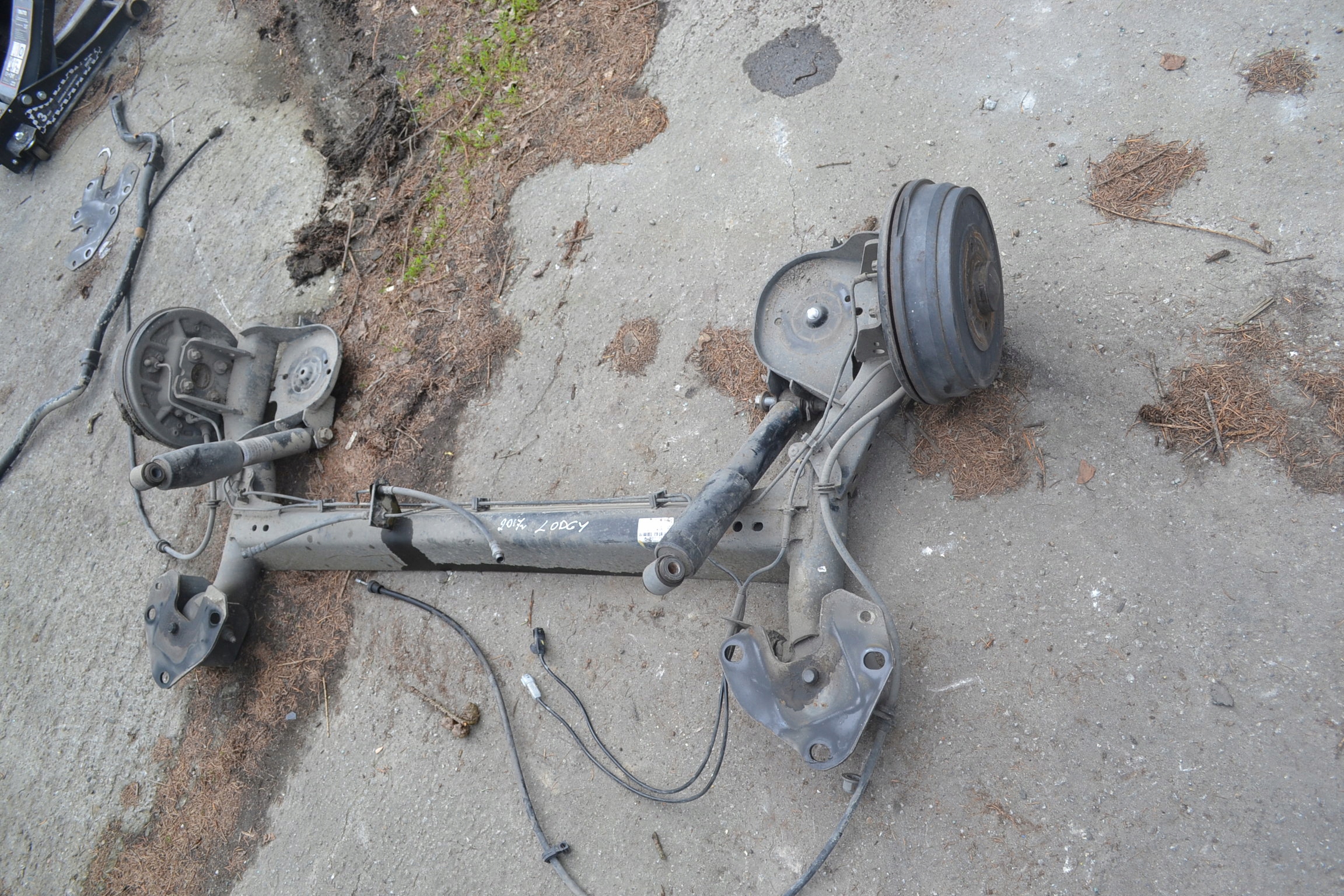 axis sider rear part complete DACIA LODGY 12