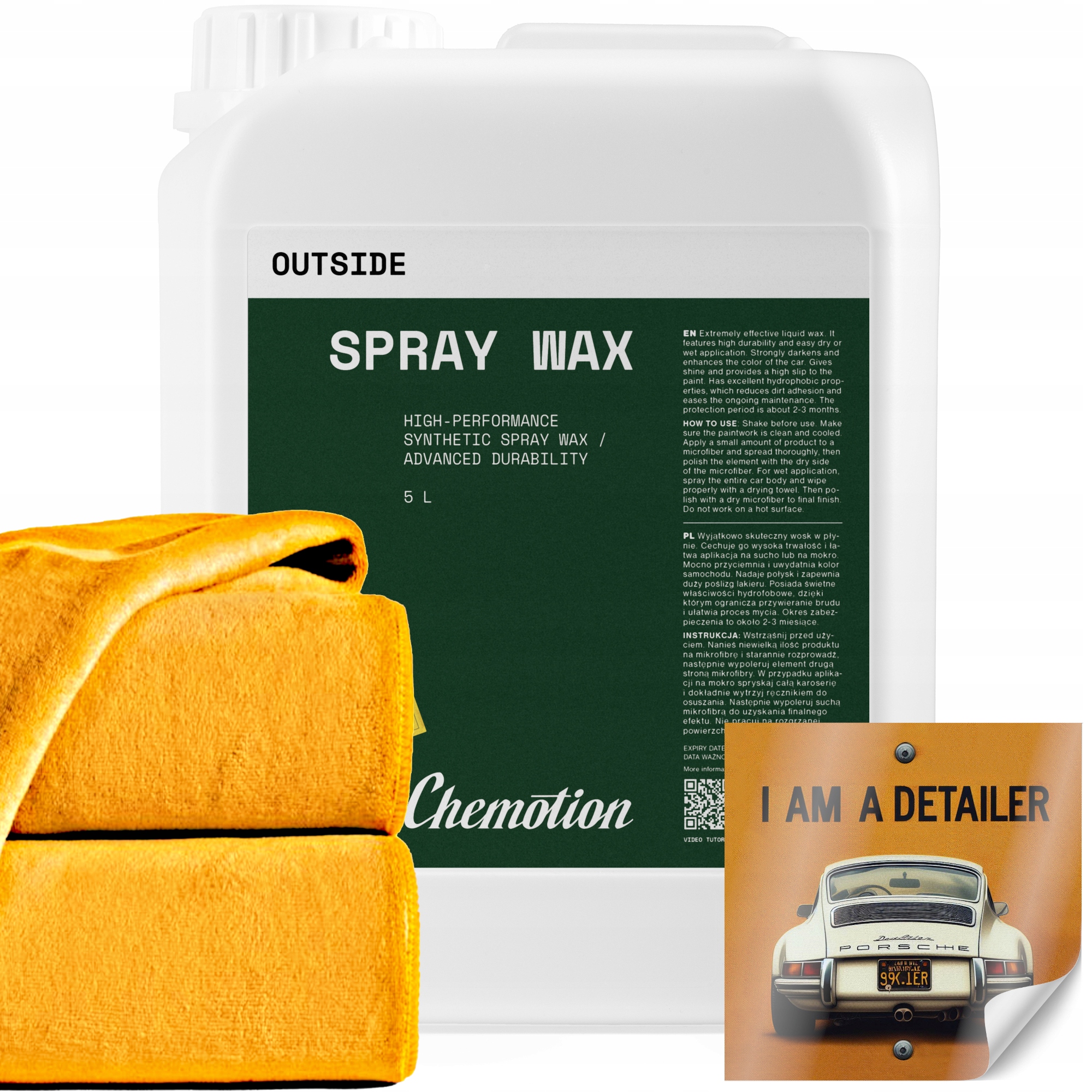 Chemotion Sprej Wax Syntetický Vosk V Spreji Do Auta 5 L