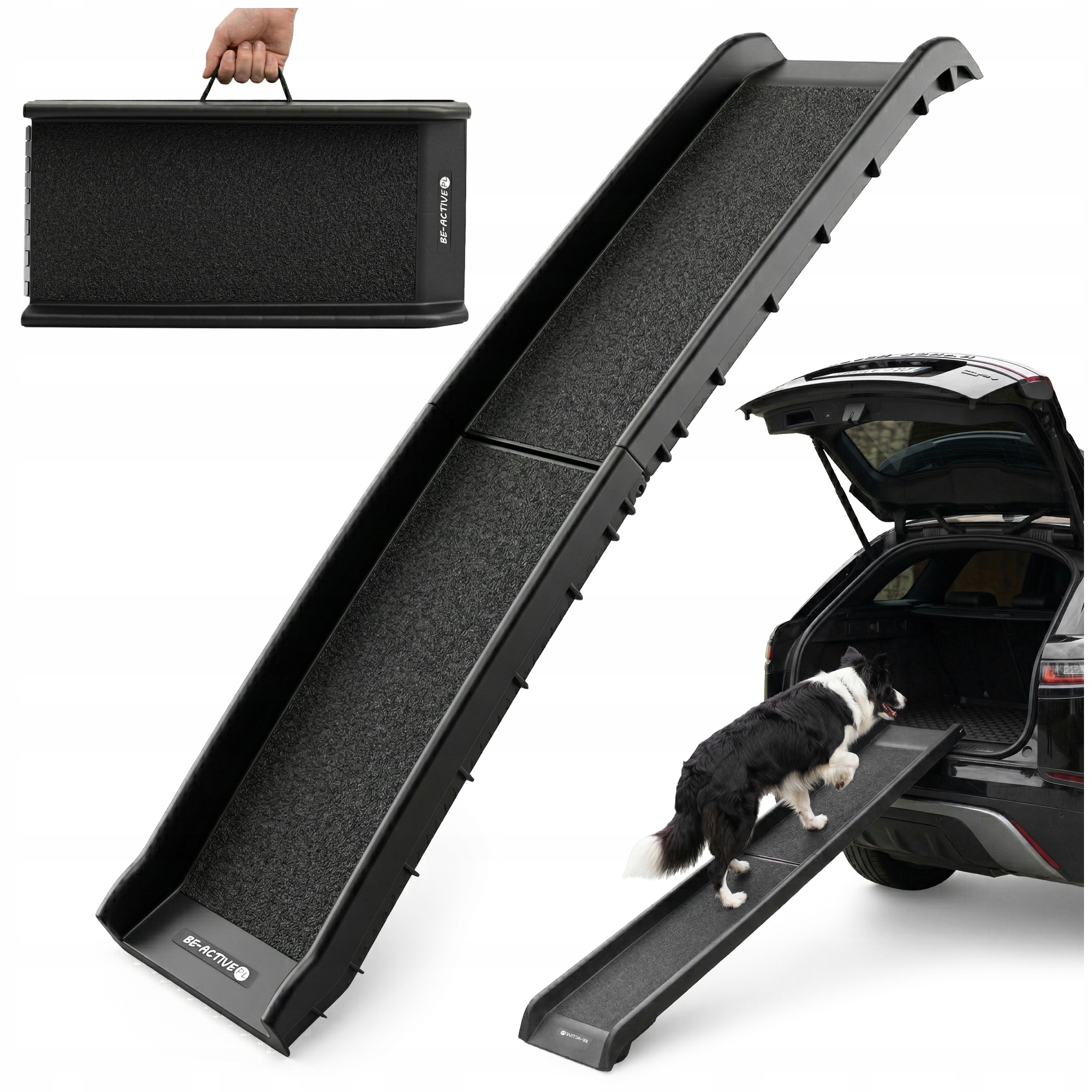 Rampa Dla Psa Podest Do Wchodzenia Samochodu Składana Antypoślizgowa Schody