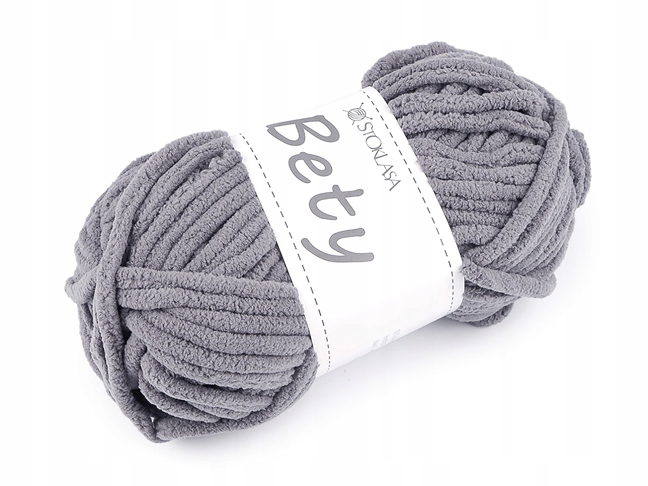 Włóczka chenille Bety 100 g 8 szary