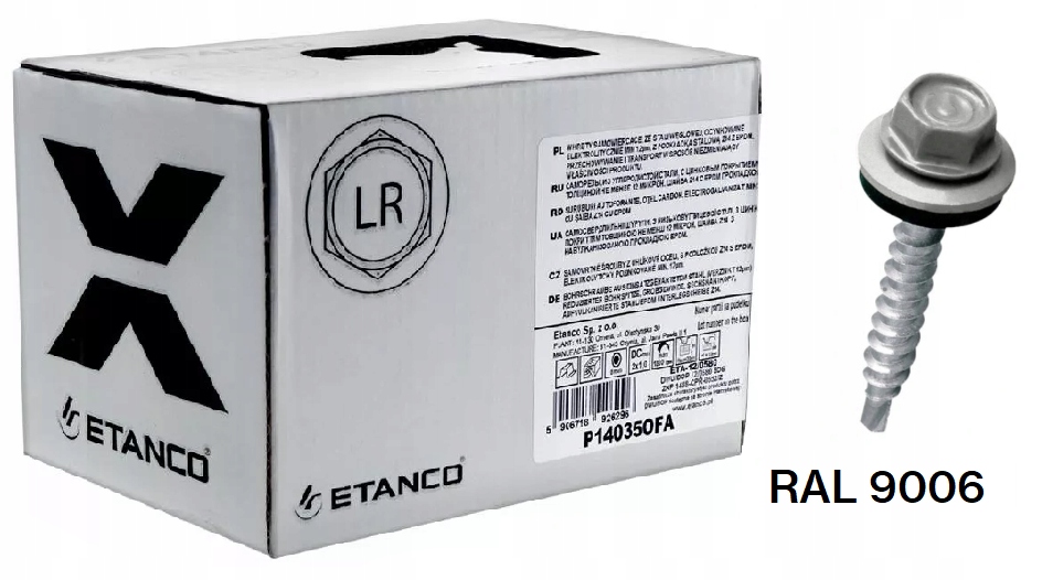 

Wkręty Farmery Etanco srebrny 9006 -4,8x50mm100szt