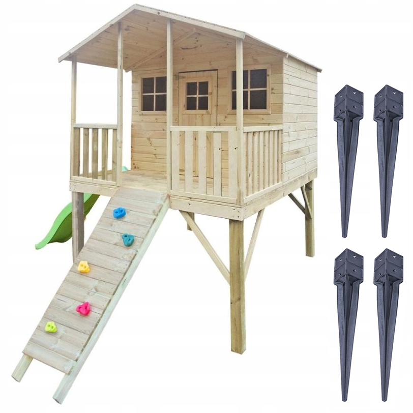 Dřevěný zahradní domek Gucio Skluzavka Kotvy Stěna