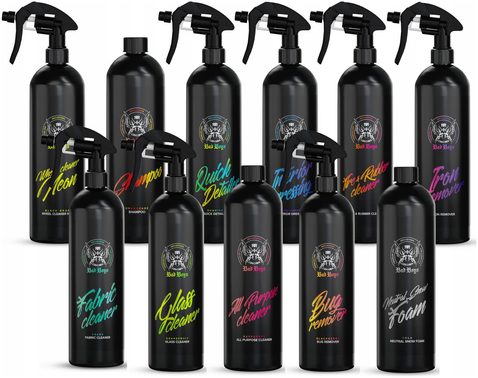 RR Customs RRC Bad Boys Mega Zestaw Kosmetyków Do Auta Detailing Prezent