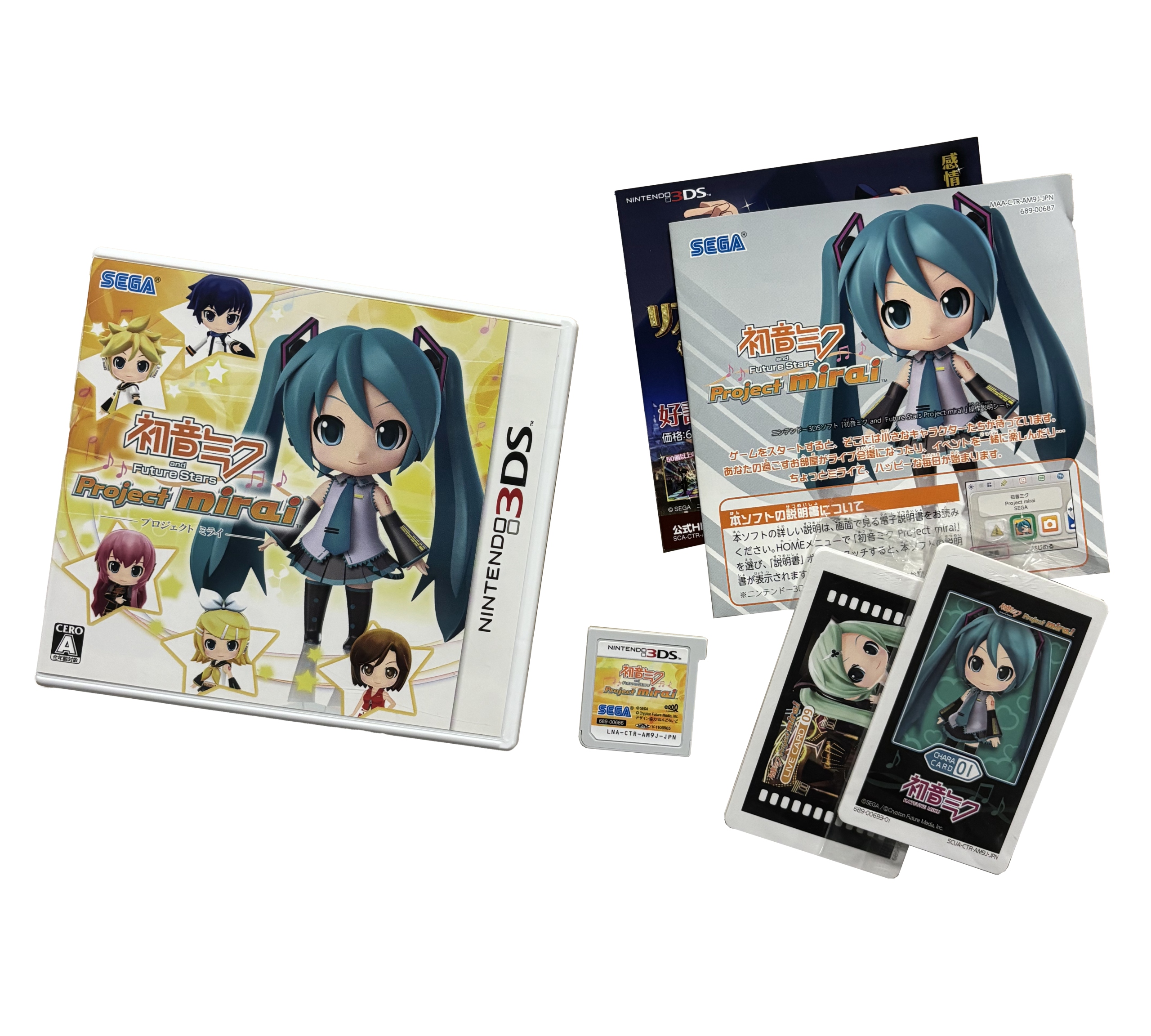 Hatsune Miku and Future Stars Project mirai Nintendo 3DS NTSC-J Import