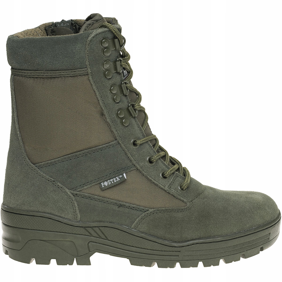 Taktické vojenské vysoké boty Fostex Sniper Cordura Ykk Olive 37