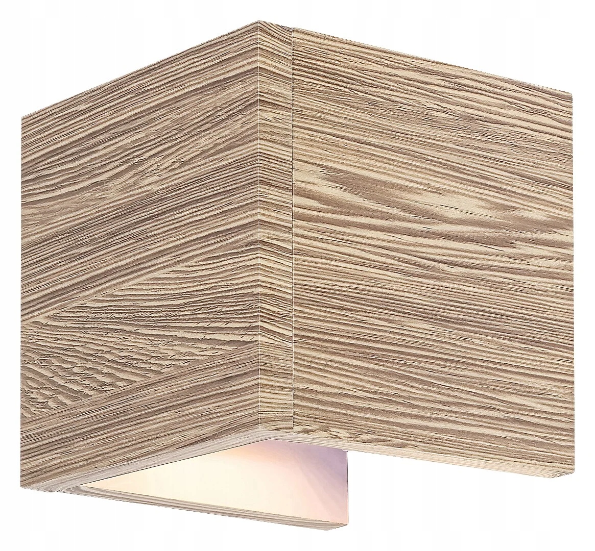 Dřevěné nástěnné svítidlo krychle Led 7W dub Cinnamon 3090 Rabalux