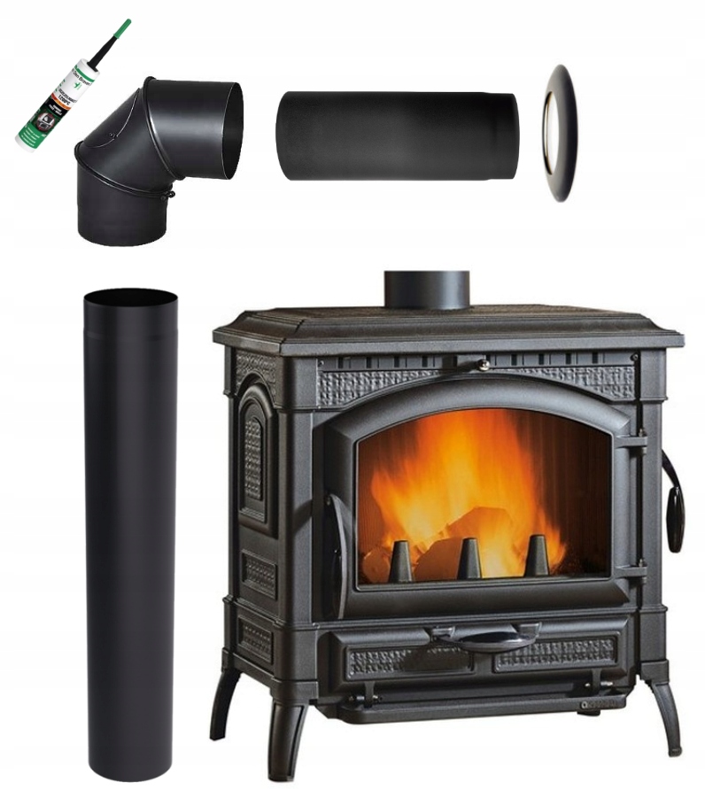 Piecyk koza La Nordica Isotta Evo 11,9kW żeliwna klasyczna zestaw montażowy