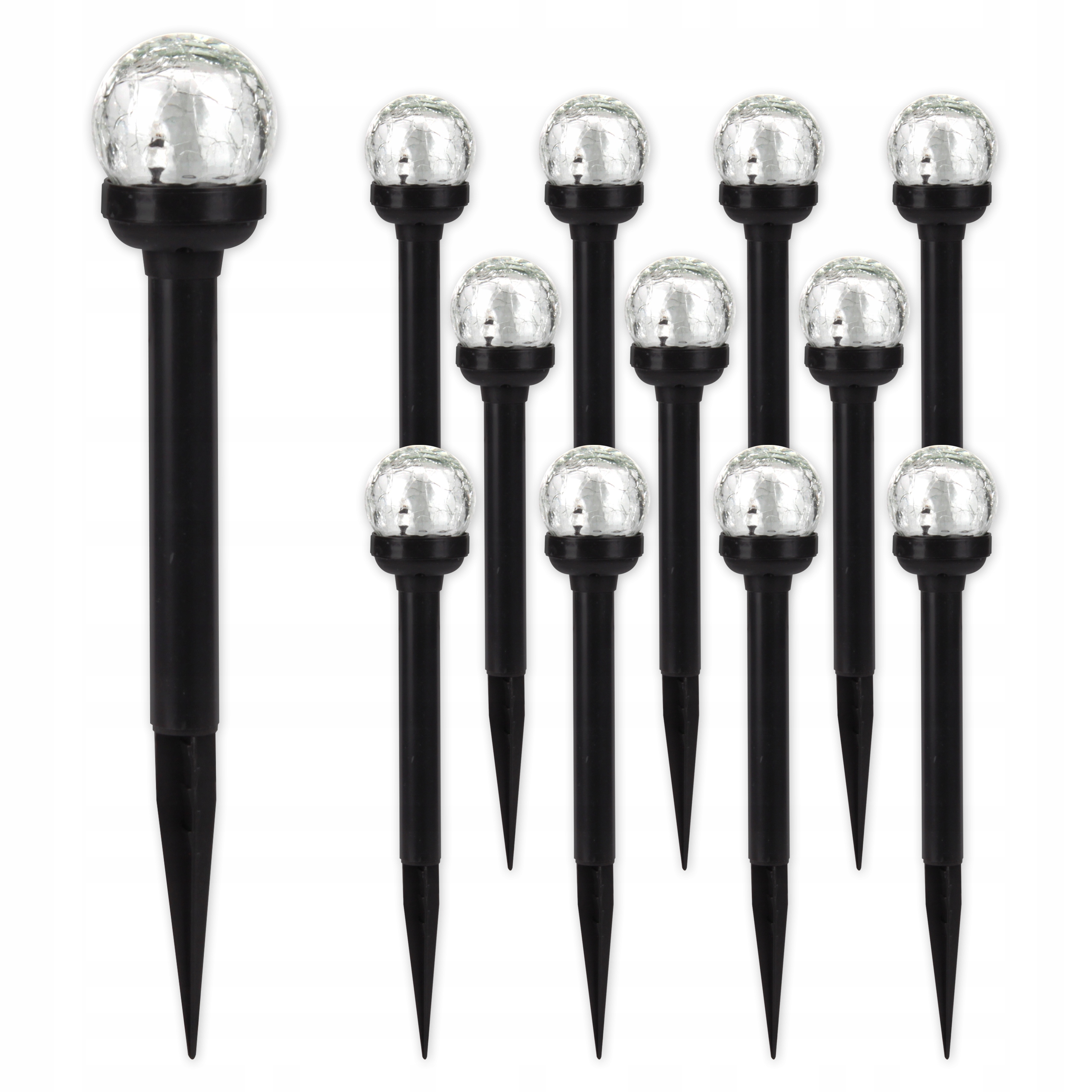 

12x Lampa solarna Led Wbijana czujnik zmierzchu