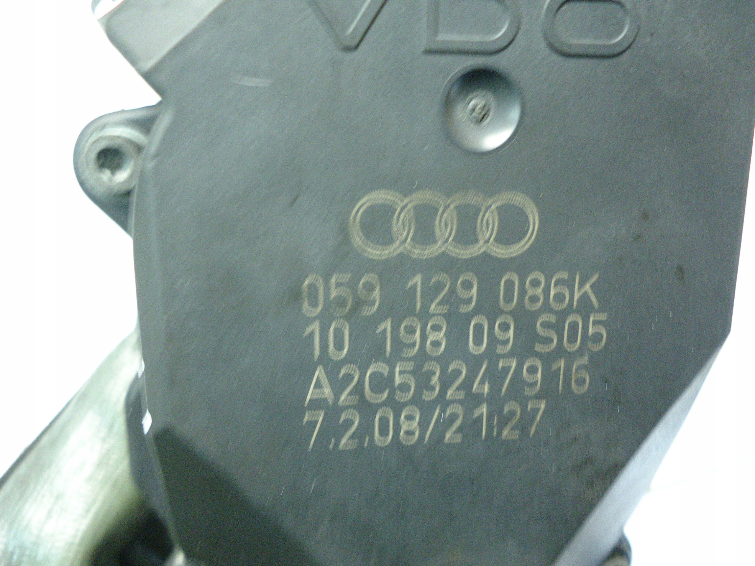 VW AUDI A4 B8 A5 8T 2.7 TDI V6 CAM regulator KLAP header pipe 059129086K