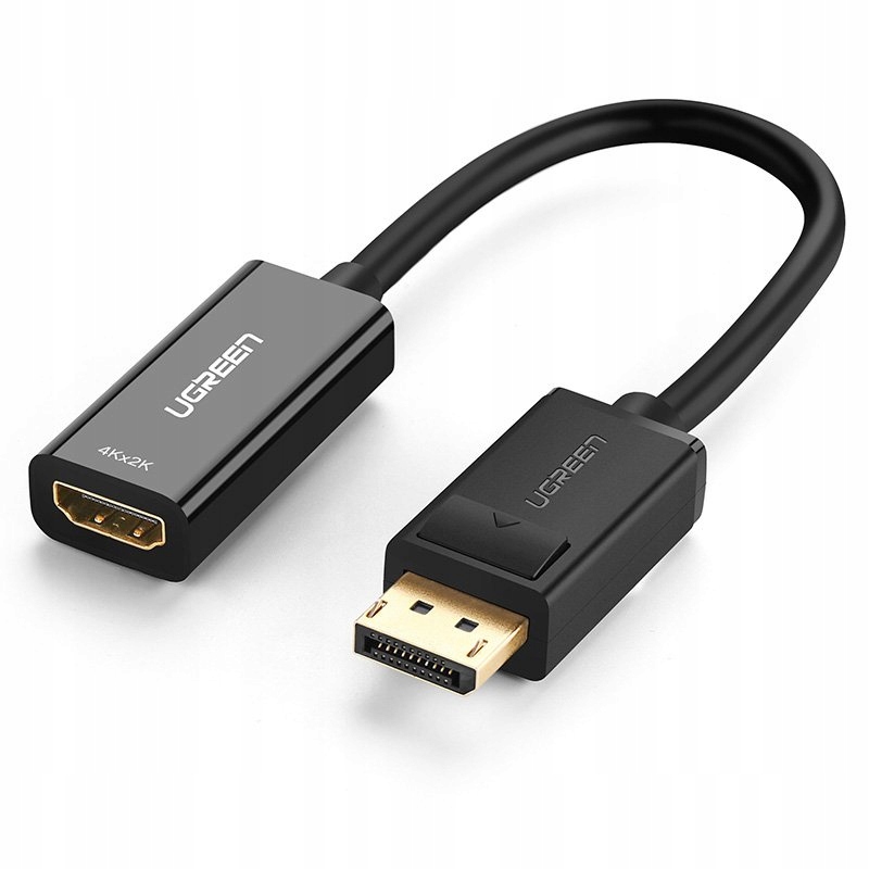 Ugreen przejściówka kabel przewód z DisplayPort (męski) na Hdmi (żeński)