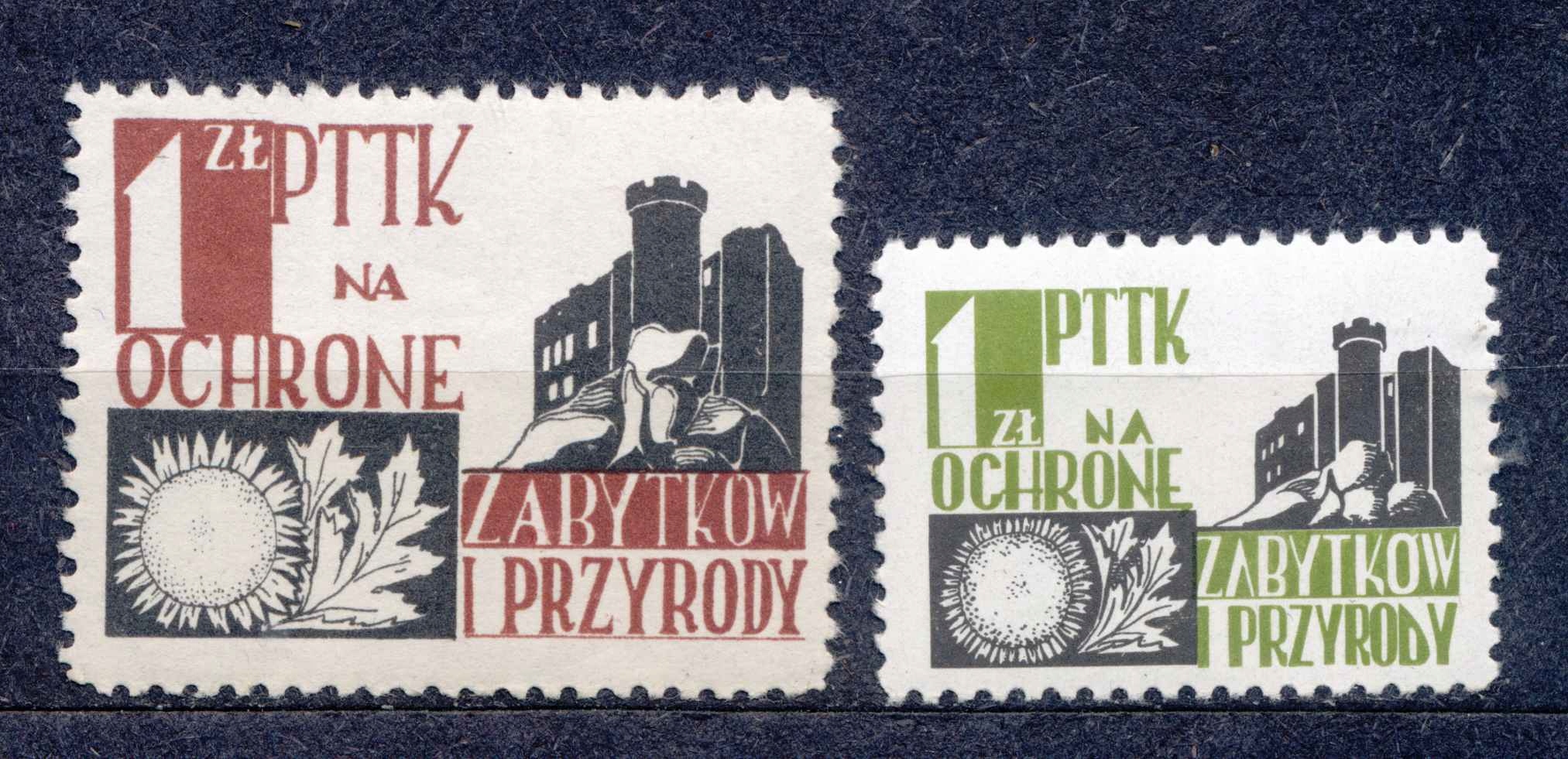 PTTK NA OCHRONĘ ZABYTKÓW PRZYRODY, 2 CEGIEŁKI.
