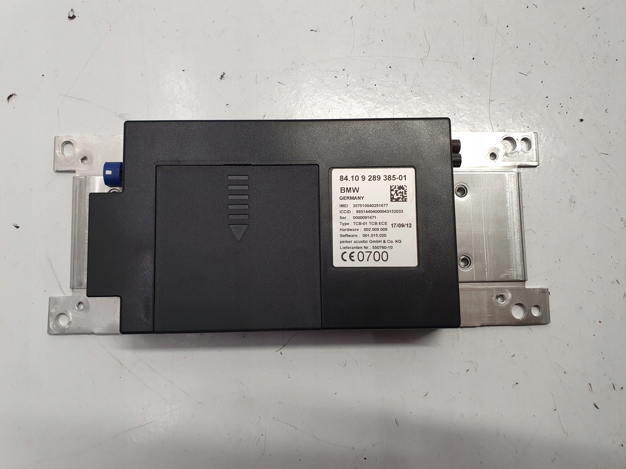 BMW F10 F30 F31 модуль Телематик 9289385