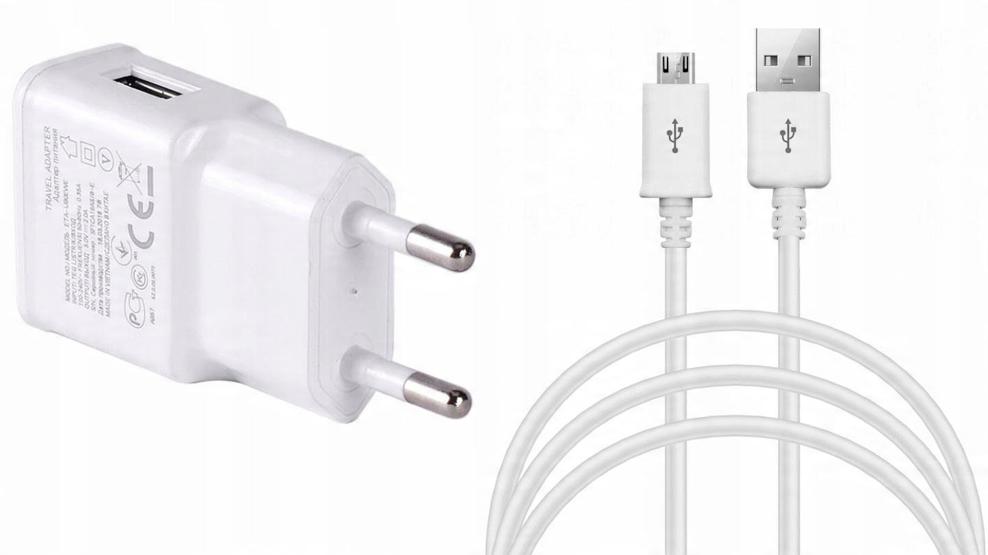 

Mocna Ładowarka 2A Samsung +kabel Micro Usb 1M 2.0