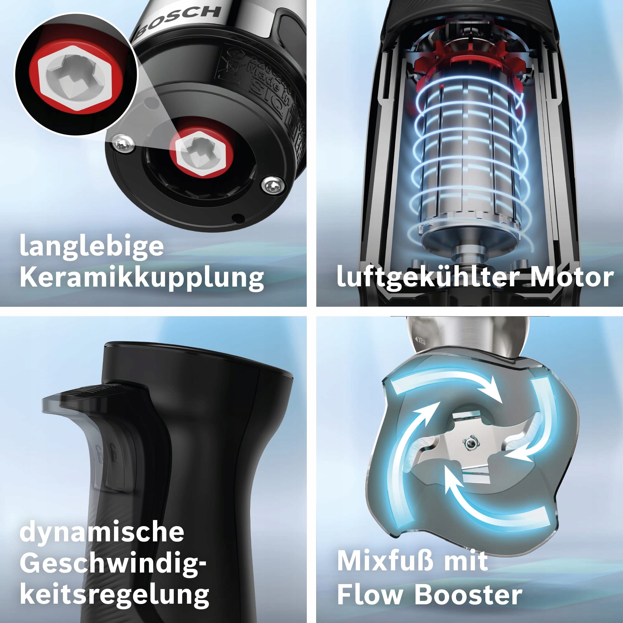 BOSCH Blender Ręczny ErgoMaster Serie 6 1000W — miniatura 4
