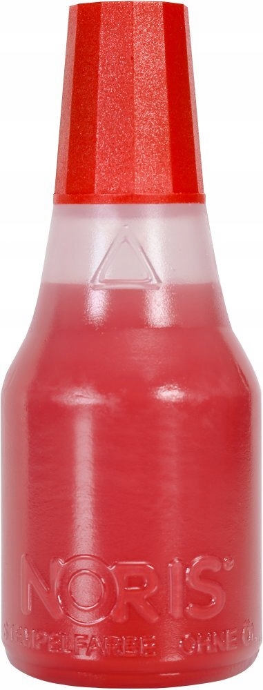 Tusz pieczątek gumowych 25ml Noris 110 czerwony x2 Kolor czerwony