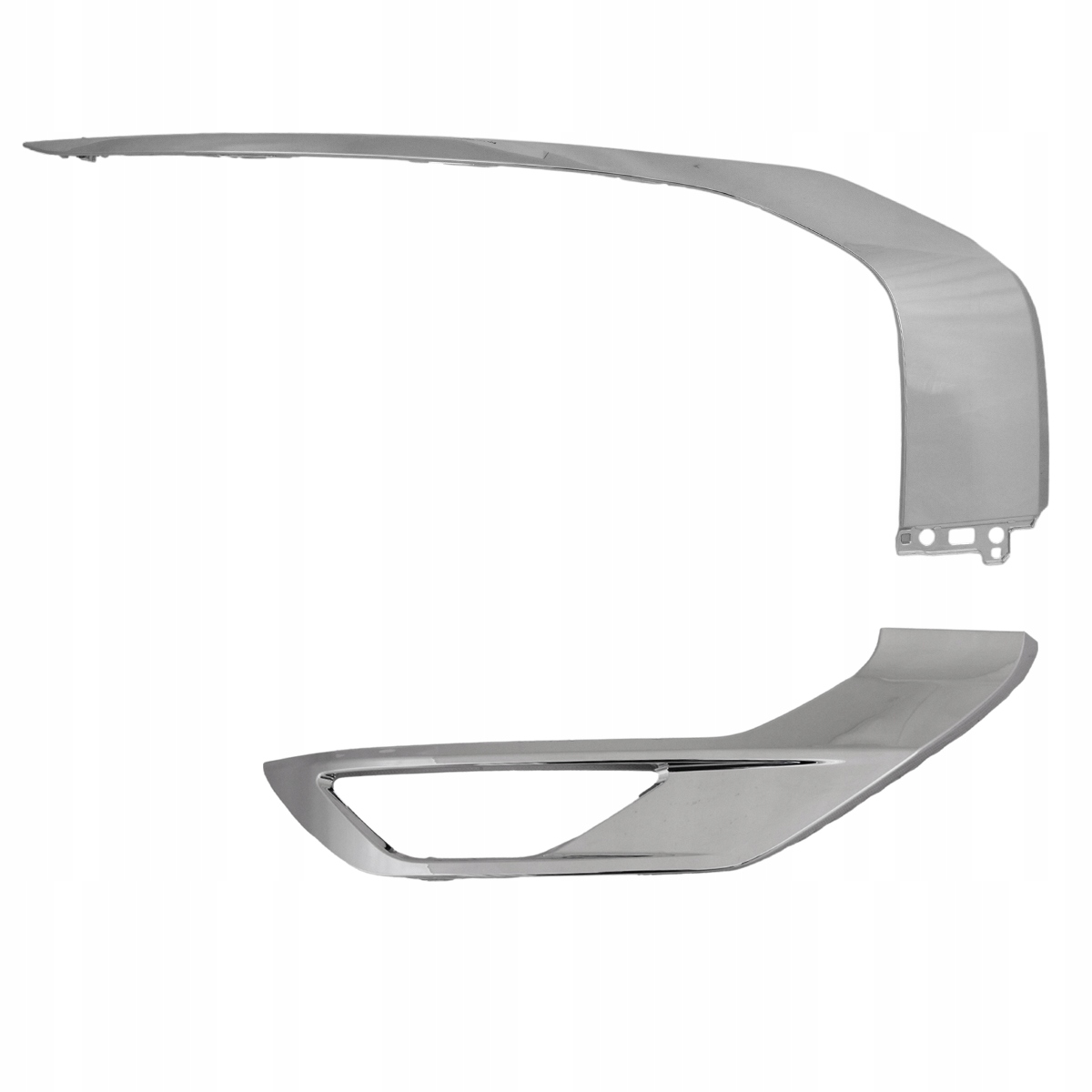 Mitsubishi Outlander IV 2001- Atrapy Lišty Nárazníku Nahoru+dolů Chrom Pravá