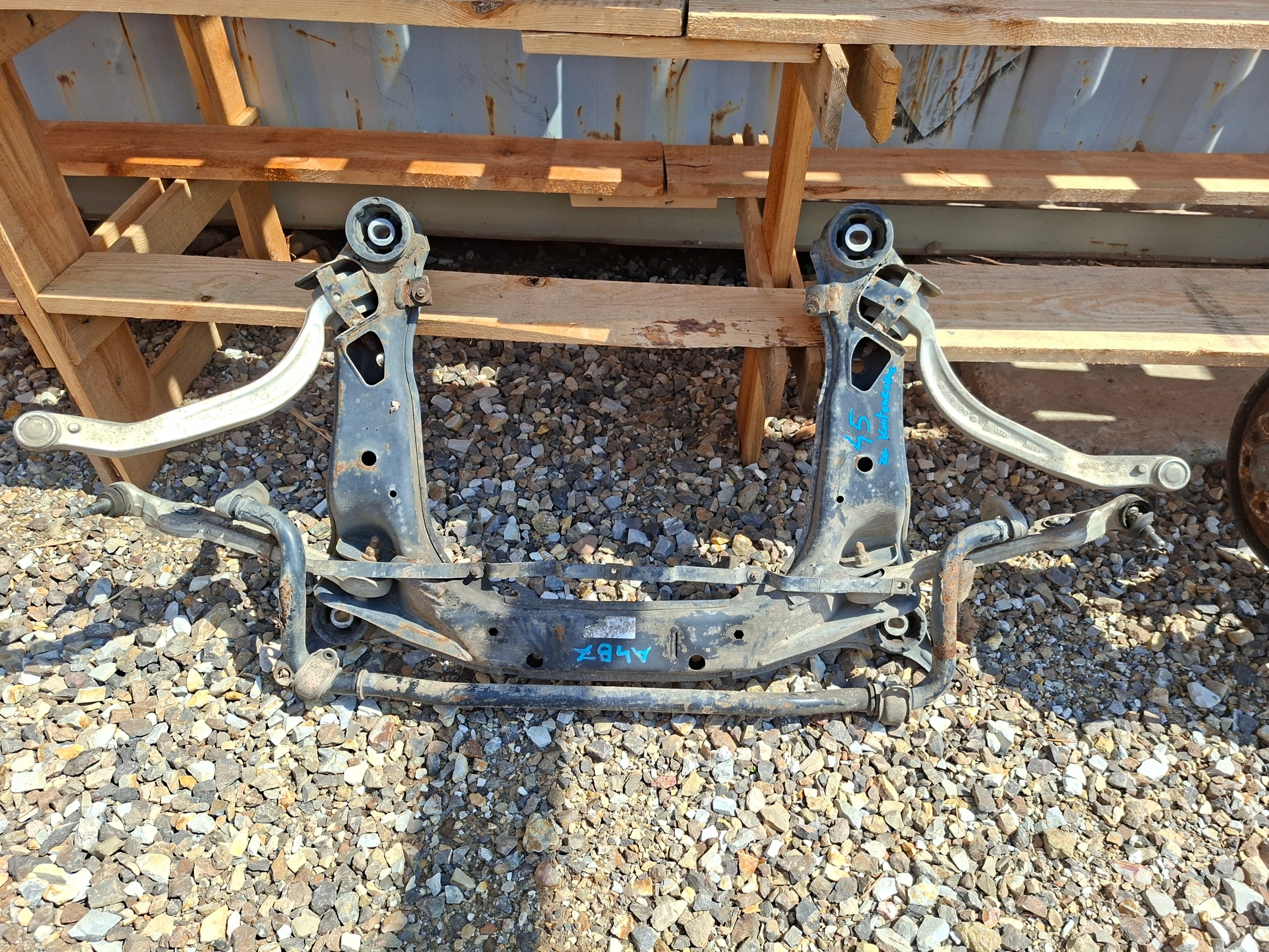 suspension beam axle beam front audi a4 b7