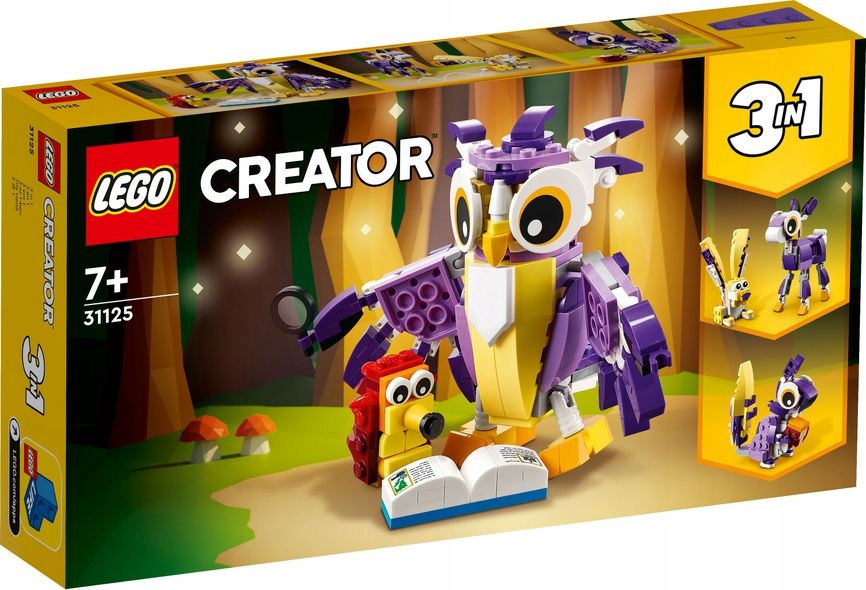 

Lego 31125 Creator Fantastyczne Leśne Stworzenia